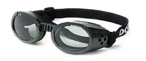 Hundglasögon ILS – Metallic Black / Smoke Lens - Toppsäljare