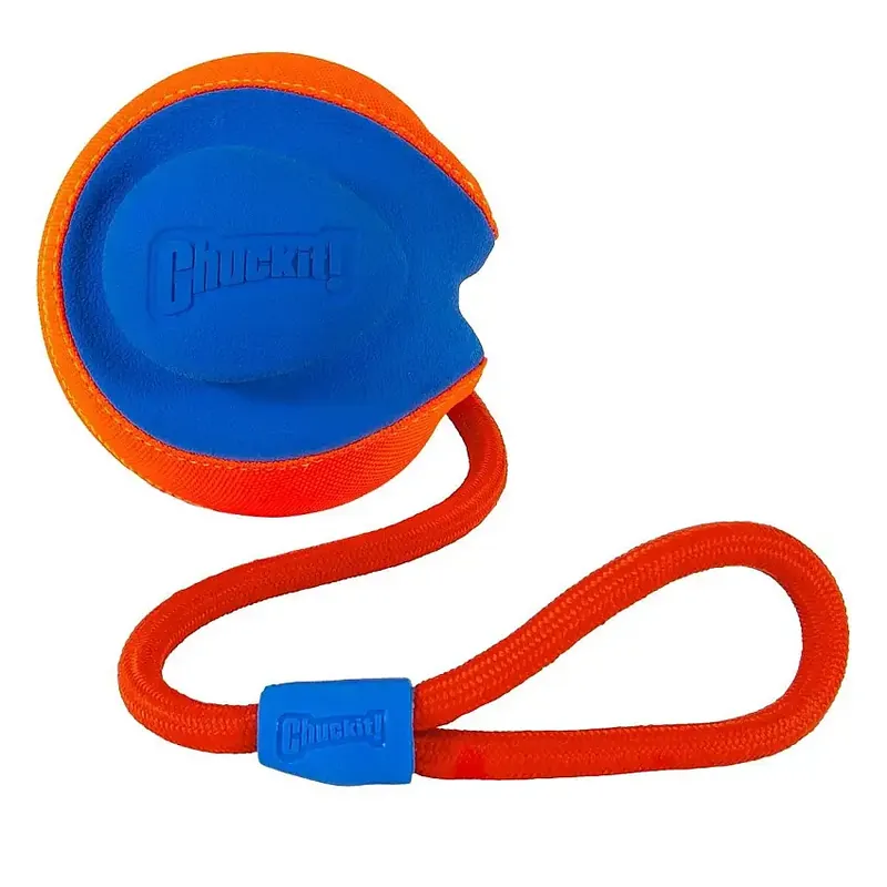 Chuckit Rope Fetch Boll med Rep - Endast denna vecka