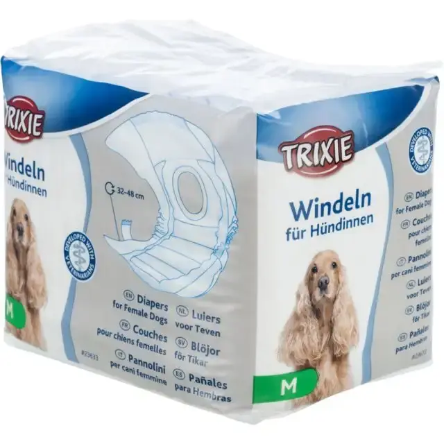 Enkel retur - TRIXIE blöjor för tikar M 12st