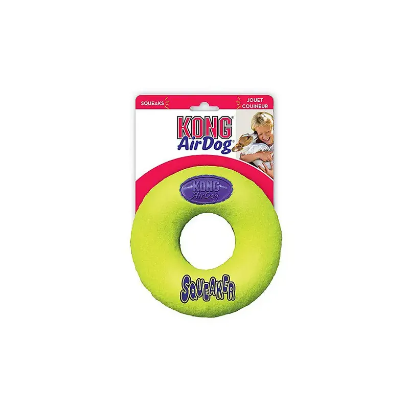 Hög kvalitet | KONG Airdog Squeaker Donut – Medium
