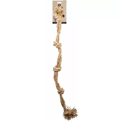 Hundleksak Twisted 5 Knots Double Rope 70cm | Toppsäljare