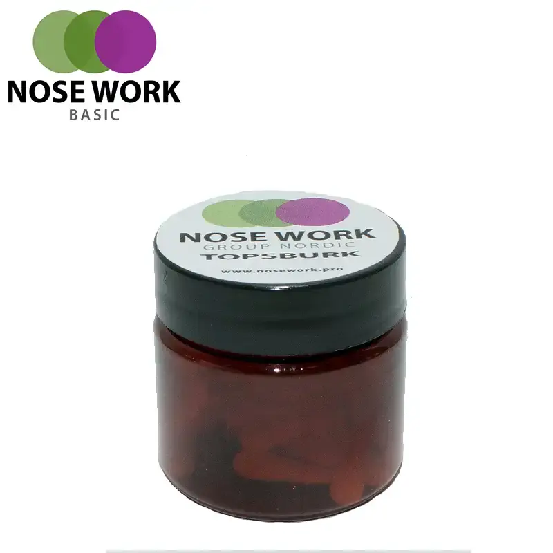 Passa på nu | Nose Work – Topsburk med 40 huvuden