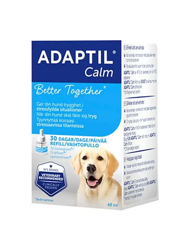 Kan beställas online - Lugnande feromoner Adaptil Calm Refill 48 ml