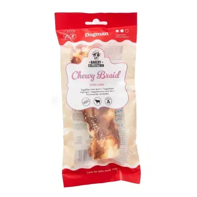 Bakery Collection Tuggfläta med Lamm 15cm - Favorit hos kunderna