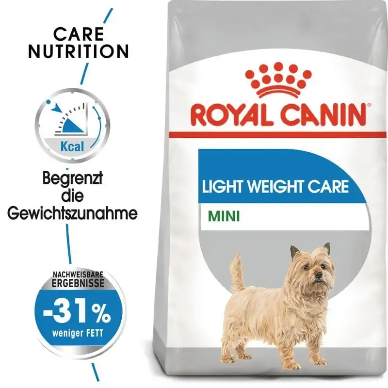 Precis lanserat - ROYAL CANIN LIGHT Weight Care Mini torrfoder för små hundar med tendens till övervikt 8 kg