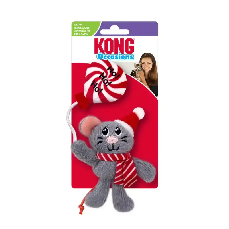 Kong Holiday Occasions Mouse med Kattmynta – Mouse - Deal