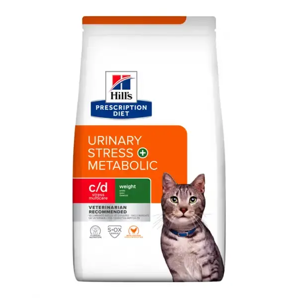 I lager - Hill’s Prescription Diet c/d Urinary Stress + Metabolic kattfoder med kyckling