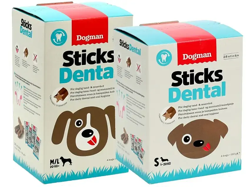 Spara nu - Dogman Sticks Dental Box 28-pack