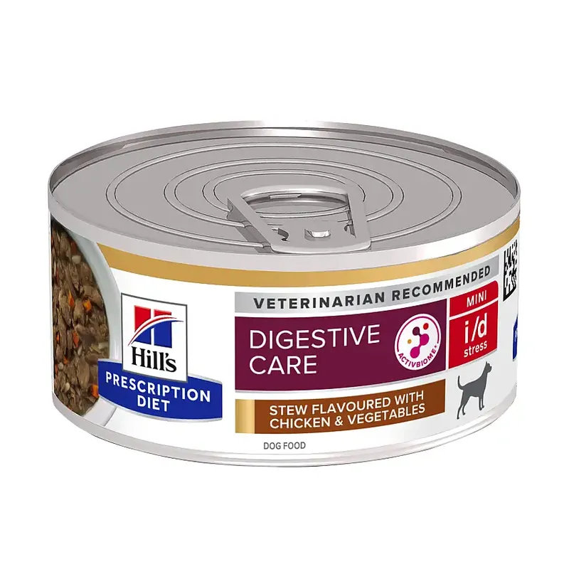 Hill’s PRESCRIPTION DIET i/d Stress Mini Stew hundfoder med kyckling & grönsaker 156 g - Köp direkt