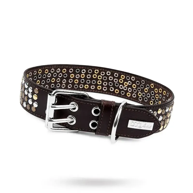 Rekommenderas - COOLSTUFF Brown – Läder Hundhalsband