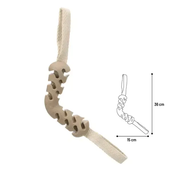 Erbjudande - Gummipinne med bamburep Wilga 36cm
