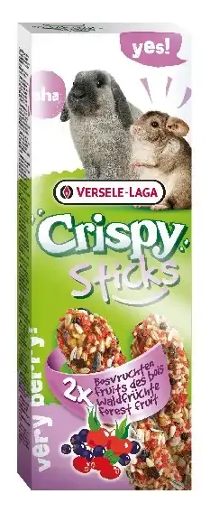 Enkel beställning | VL Crispy Sticks Kanin/Chinchilla Skogsfrukt 2-pack