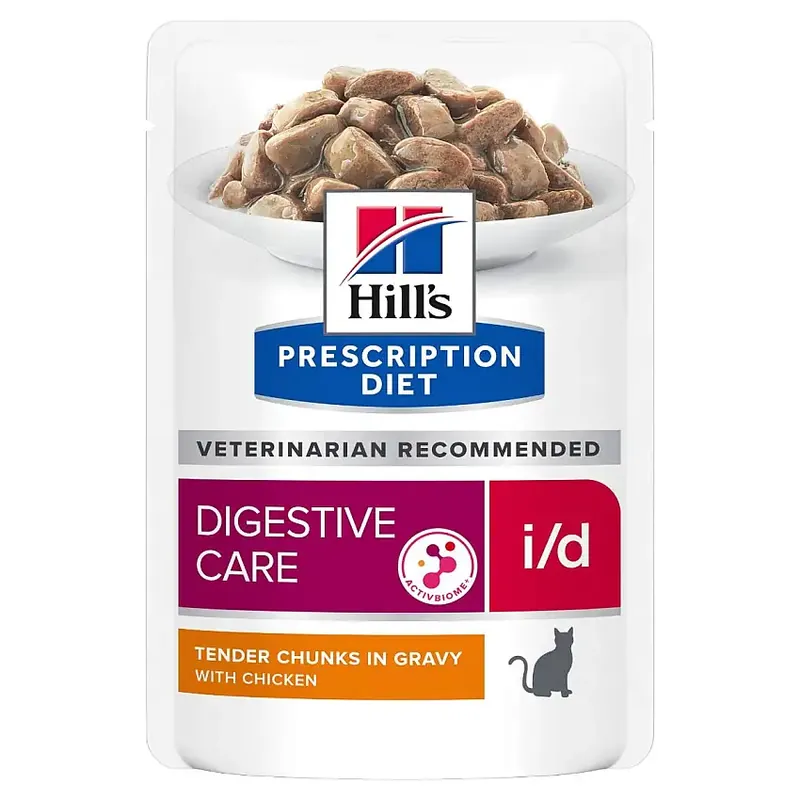 Hill’s Prescription Diet i/d Digestive Care med Kyckling för katter 85 g | Lågt pris