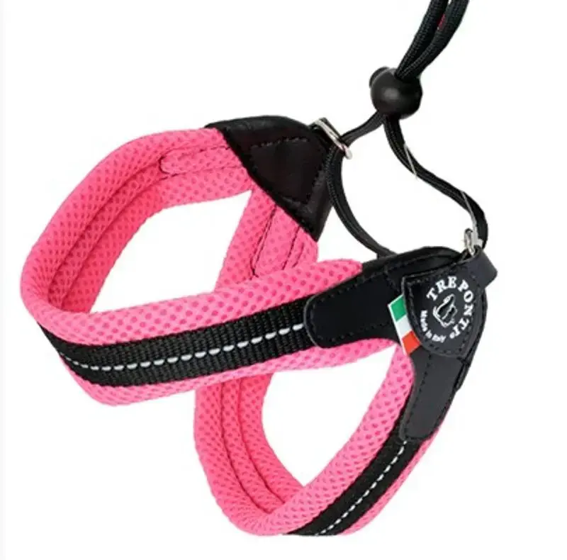 Nyhet - Kattsele Tre Ponti Mesh Rosa Strl 1,5