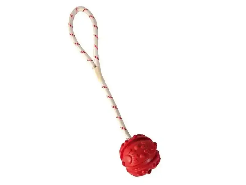 Precis inkommet - TRIXIE Flytande boll på snöre 7 cm