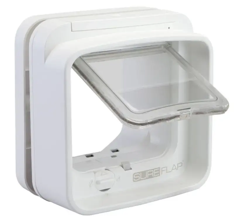 Nytt lägre pris | Kattlucka Sureflap microchip vit dualscan