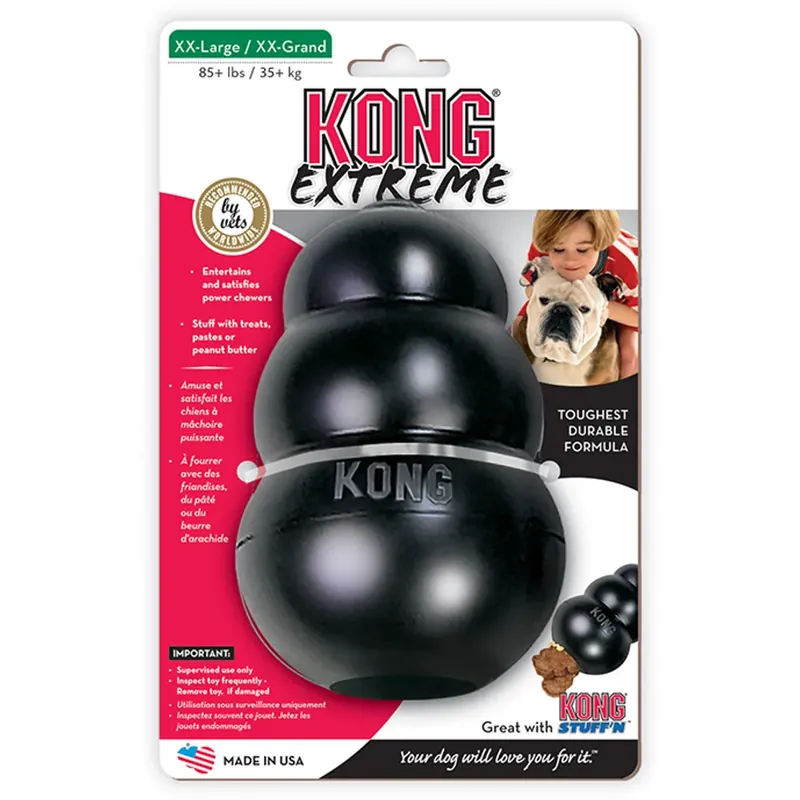 Kong Extreme Svart, XXL, 16x10cm | Erbjudande