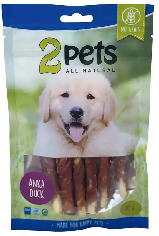 2pets Tuggpinne m ankfilo© 12cm 6-pack, 70g | Kundfavorit