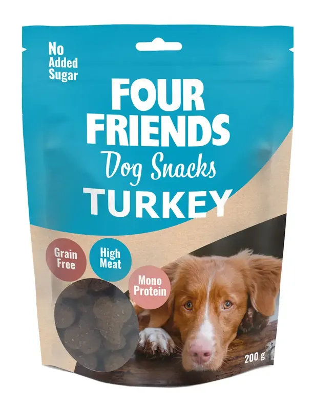 Försäljningssuccé | FourFriends Dog Snacks Turkey