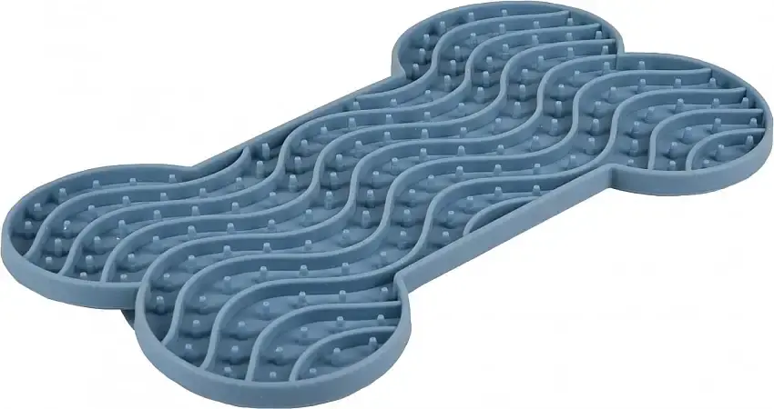 Begränsat antal | Lick Pad Yummee Silicone Bone Petrol Medium