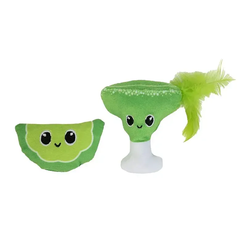 Bra pris | Quirky Kitty Drink och Lime Kattleksaker 2-pack