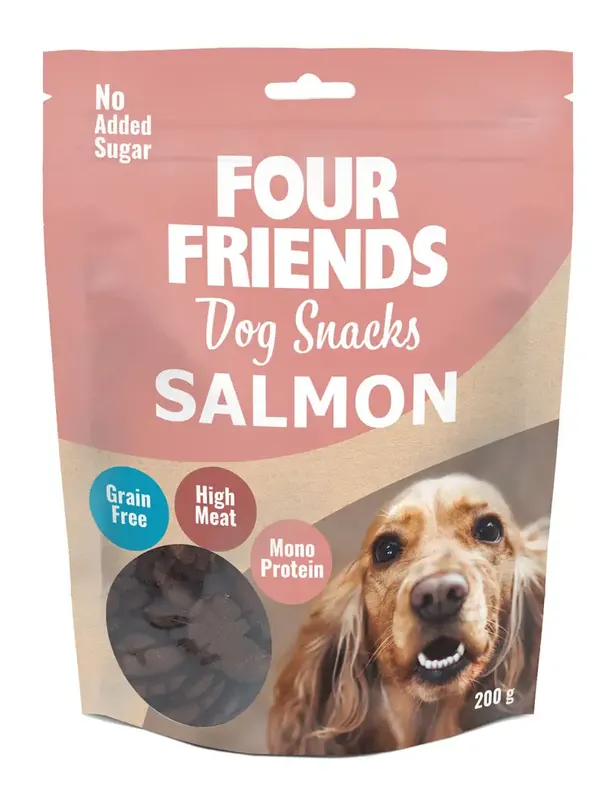 Hög kvalitet - FourFriends Dog Snacks Salmon