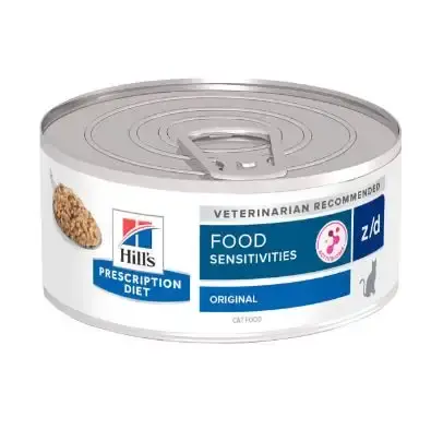 Hill’s Prescription Diet Food Sensitivities z/d våtfoder till katter 156 g PROVPACK - Fynd