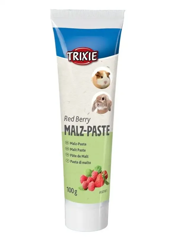 TRIXIE maltpasta för gnagare med jordgubbssmak 100 g | Hög kvalitet