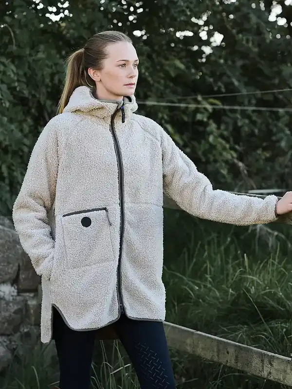 Nora Teddyjacka Beige XS-589878 | Fyndpris