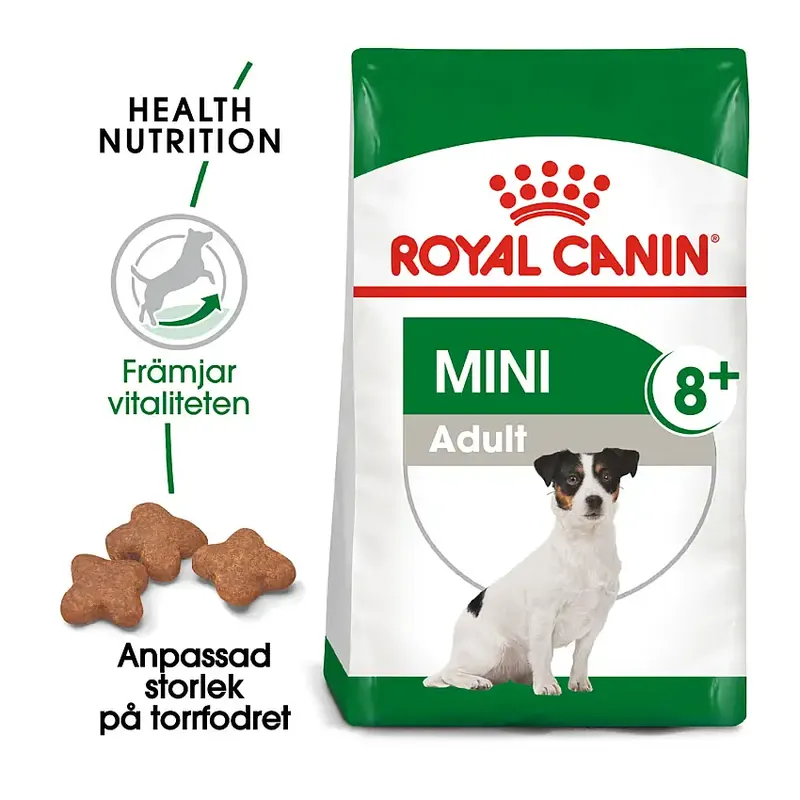 Mini adult +8 royal canin 2 kg | Expressleverans