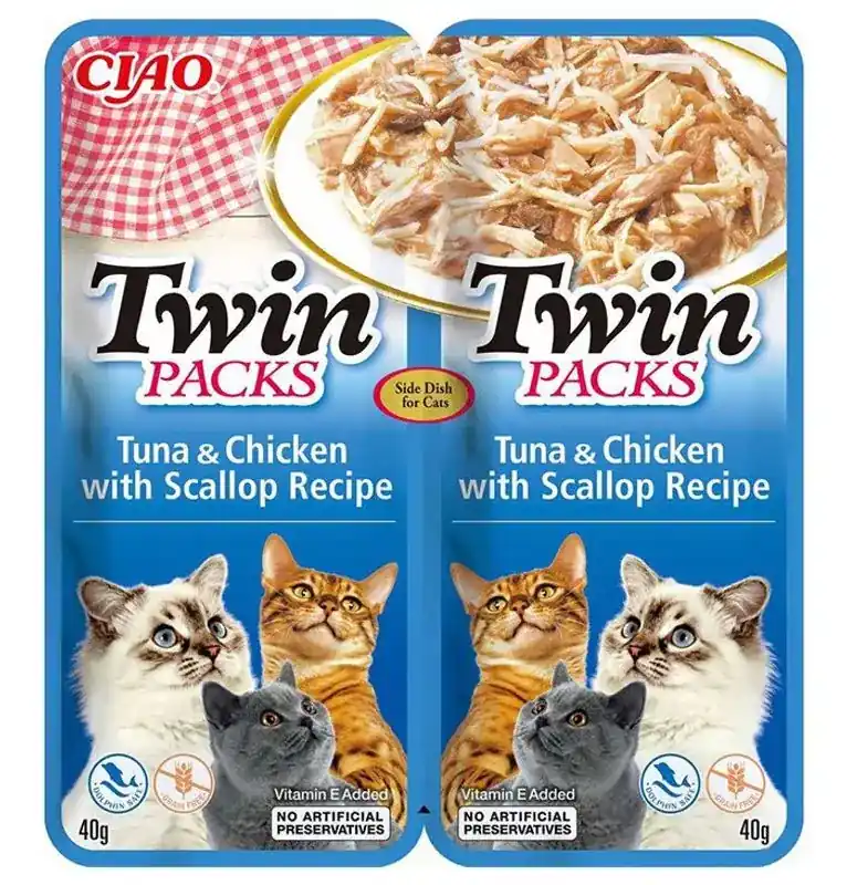 Churu Tuna-Chicken in Scallop broth – TWIN PACK - Väl omtyckt
