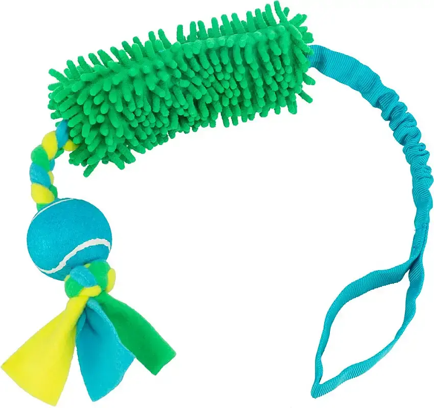 Bra pris just nu | Hundleksak Trixie Bungee Tugger med tennisboll 85 cm