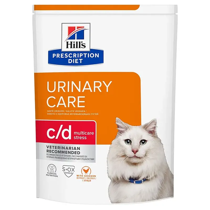 Endast denna vecka - Hill’s Prescription Diet Feline c/d Urinary Care Multicare Stress Chicken 12 kg