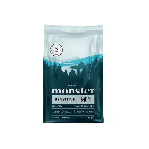 Monster Sens. White Fish 12kg - Tidsbegränsat erbjudande