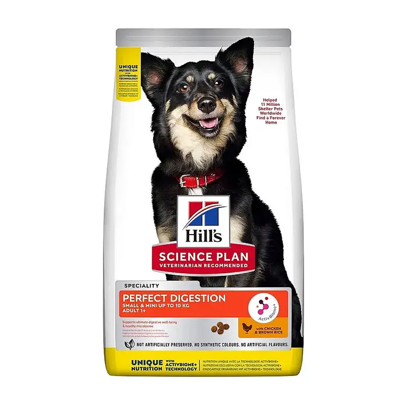 Lågt pris - Hill’s Science Plan Dog Adult 1+ Small & Mini Perfect Digestion Chicken & Brown Rice