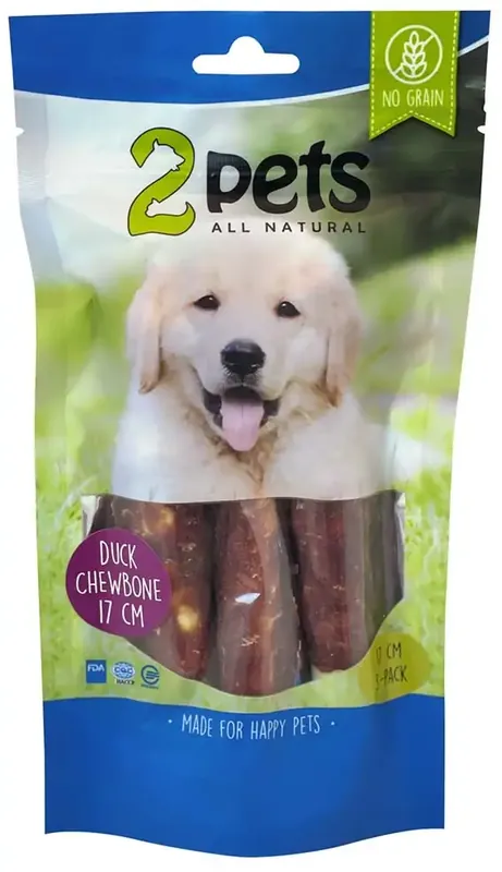 Sista chansen | 2pets Tuggrulle m ankfilo© 17cm 3-pack, 140g