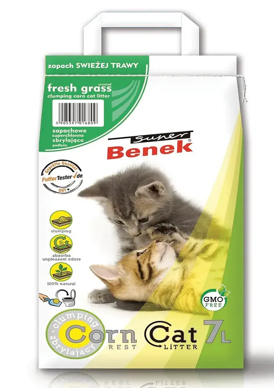 BENEK Super Corn Cat Gräsdoft 7 liter | Nyinkommet
