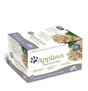 Extra rabatt - APPLAWS Cat 8 x 60 g Multipack Chicken Selection