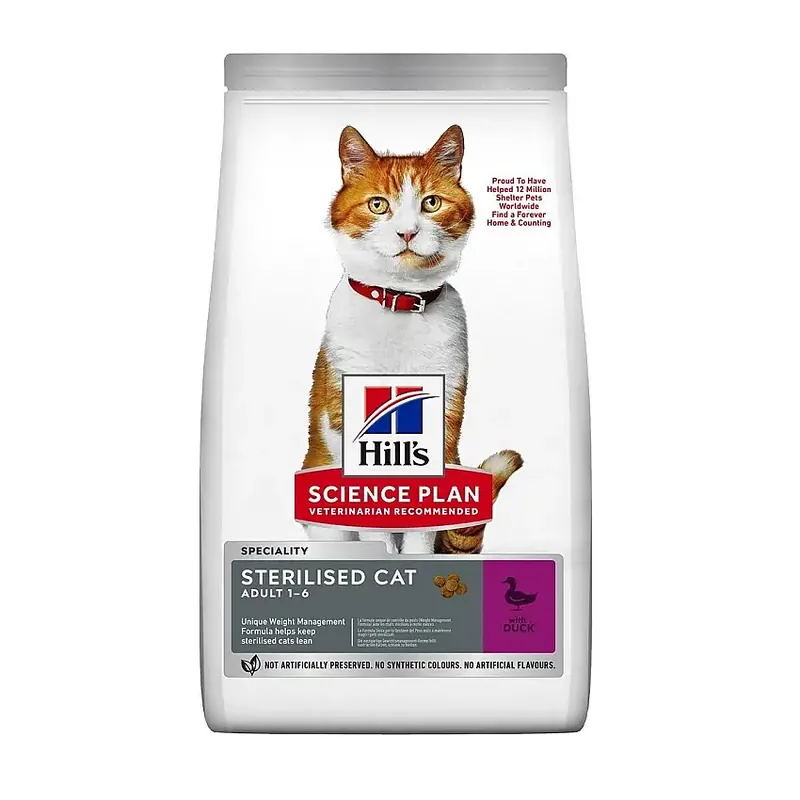 Precis inkommet | Hill’s Science Plan Cat Adult Sterilised with Duck