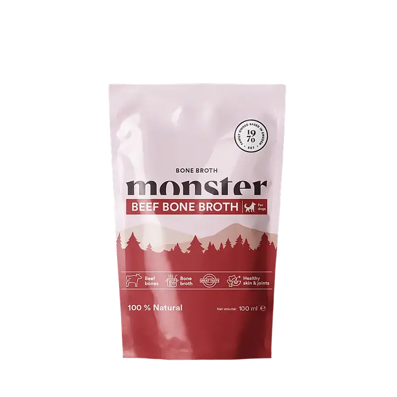 Monster Dog Bone Broth Beef 100 ml | Hög kvalitet