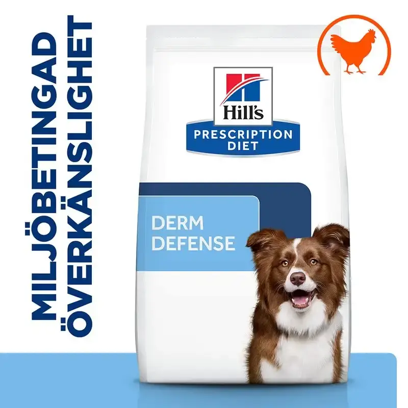 Endast ett fåtal kvar - Hill’s Prescription Diet Derm Defense Chicken-622981.2