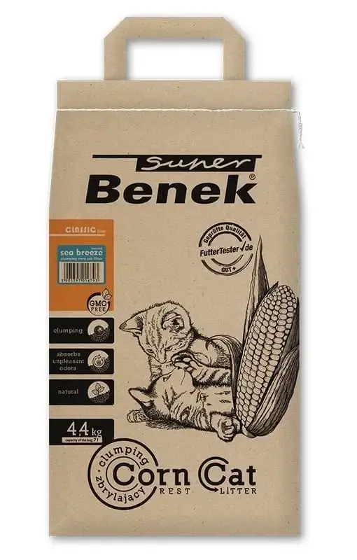 BENEK Super Corn Cat Sea Breeze 7l | Dagens deal
