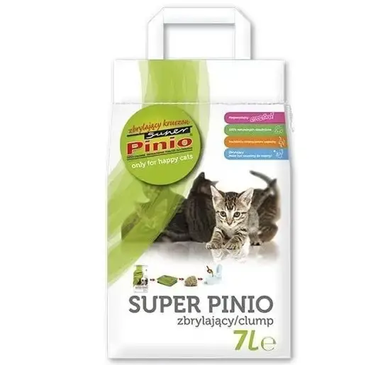 Finns i lager | BENEK Super pinio Kattströ med tropisk majs 7 liter