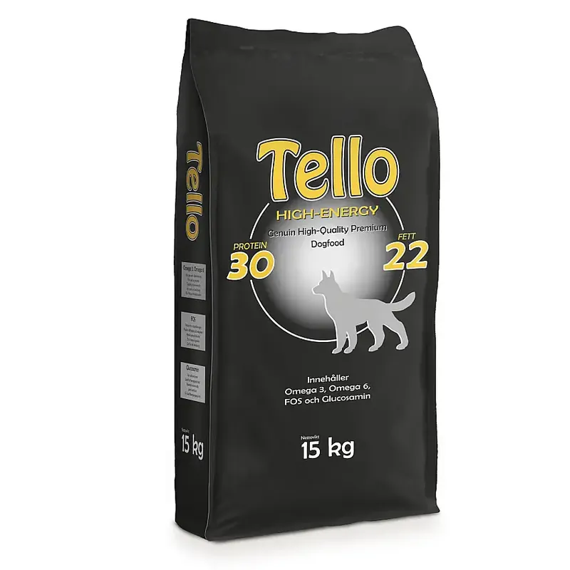 Nyhet i webbutiken - Tello high energy 15kg