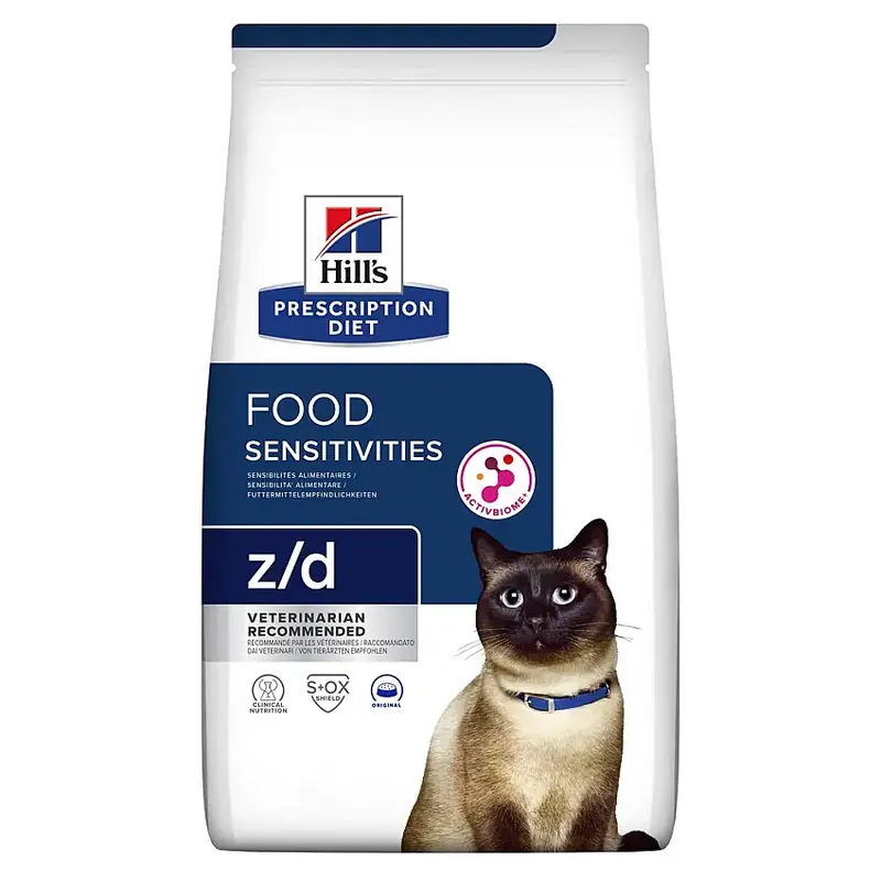 Expressleverans - Hill’s Prescription Diet Feline z/d Food Sensitivities 1,5 kg