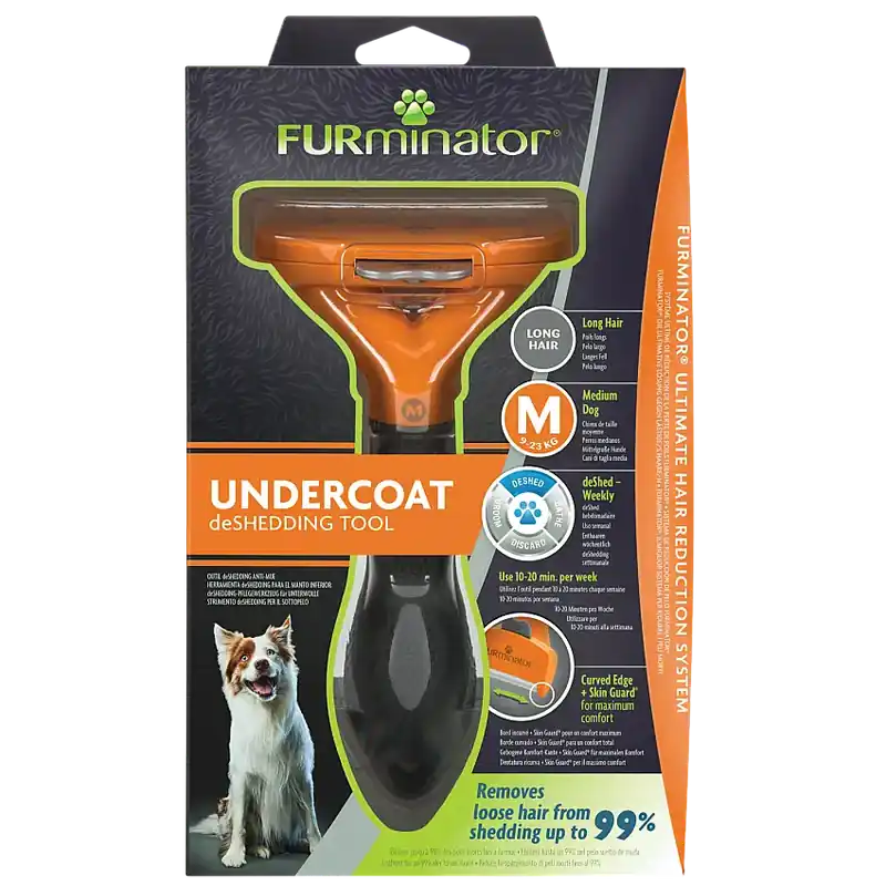 Beställ direkt | FURminator Undercoat deShedding Tool Medium Dog Long Hair