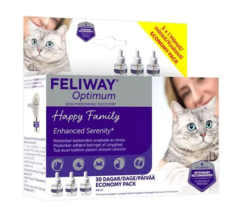Feliway Optimum refill 3-pack - Ta chansen