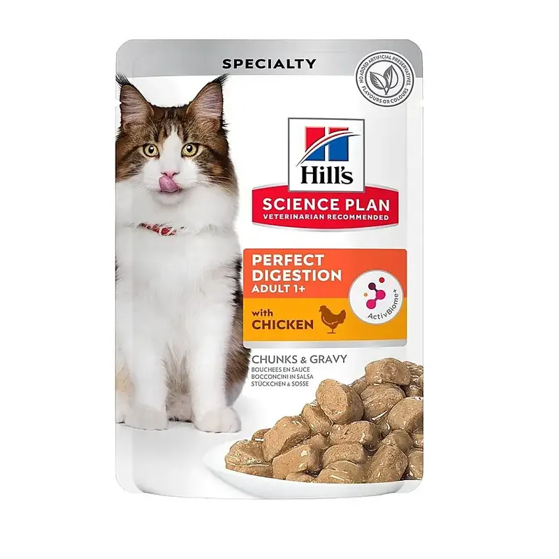 Hill’s Science Plan Feline Perfect Digestion Adult 1+ 12×85 g - Nytt lägre pris
