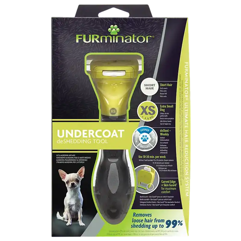 Spara mer - FURminator Undercoat deShedding Tool XSmall Toydog Short Hair