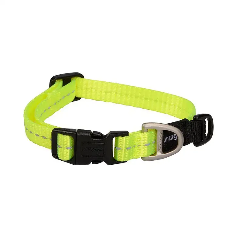 Rogz Halsband Utility Neongul - Nytt lägre pris
